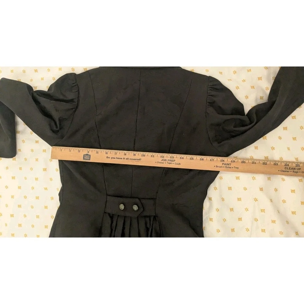Wah Maker Jacquard Peplum Victorian Western Blazer Jacket Riding Skirt Size 6 - Picture 9 of 16